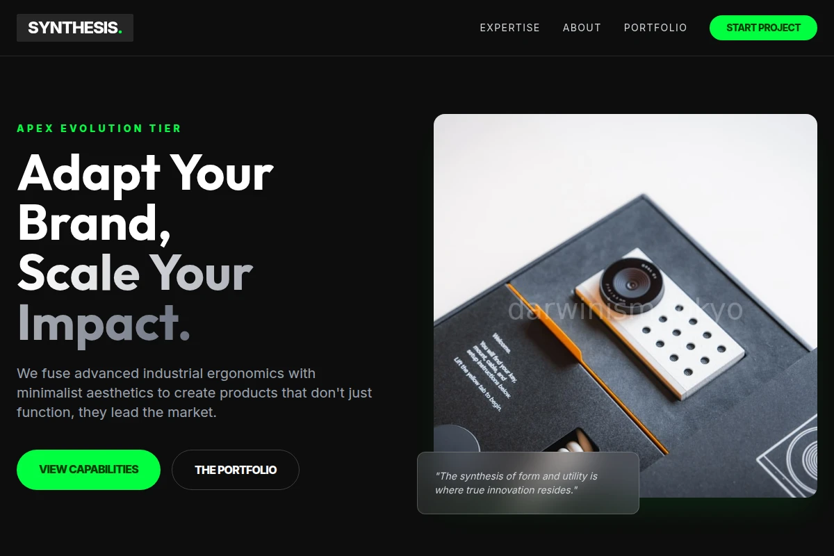 Premium Creative Direction Website Design