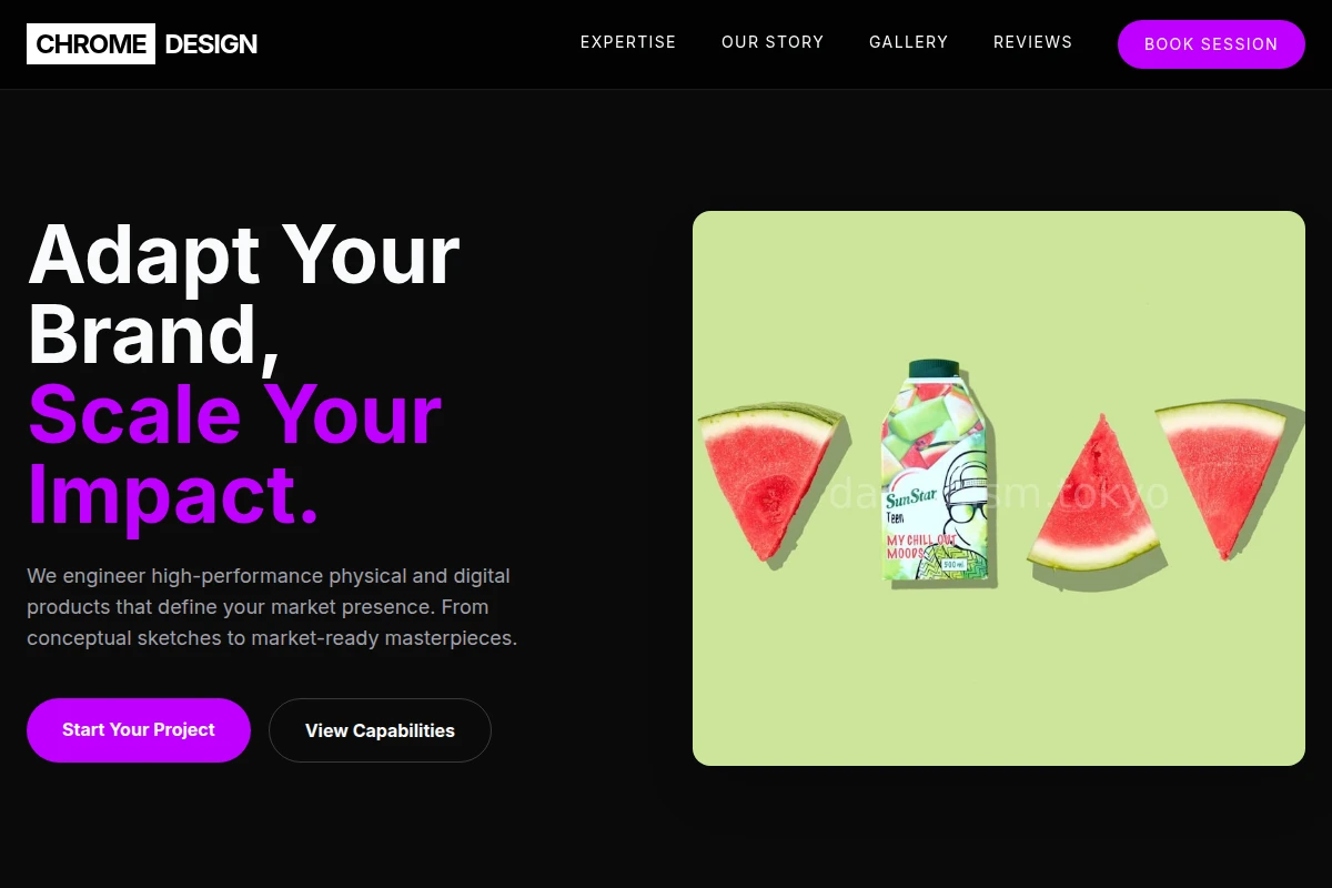 Chrome Product Design